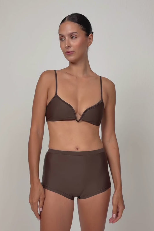 Delphine Top, Chocolat